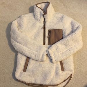 Abercrombie & Fitch Sherpa half zip BNWT